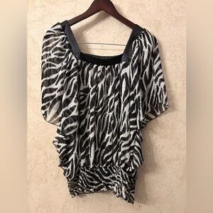 Simply Irresistible Zebra Print Blouse